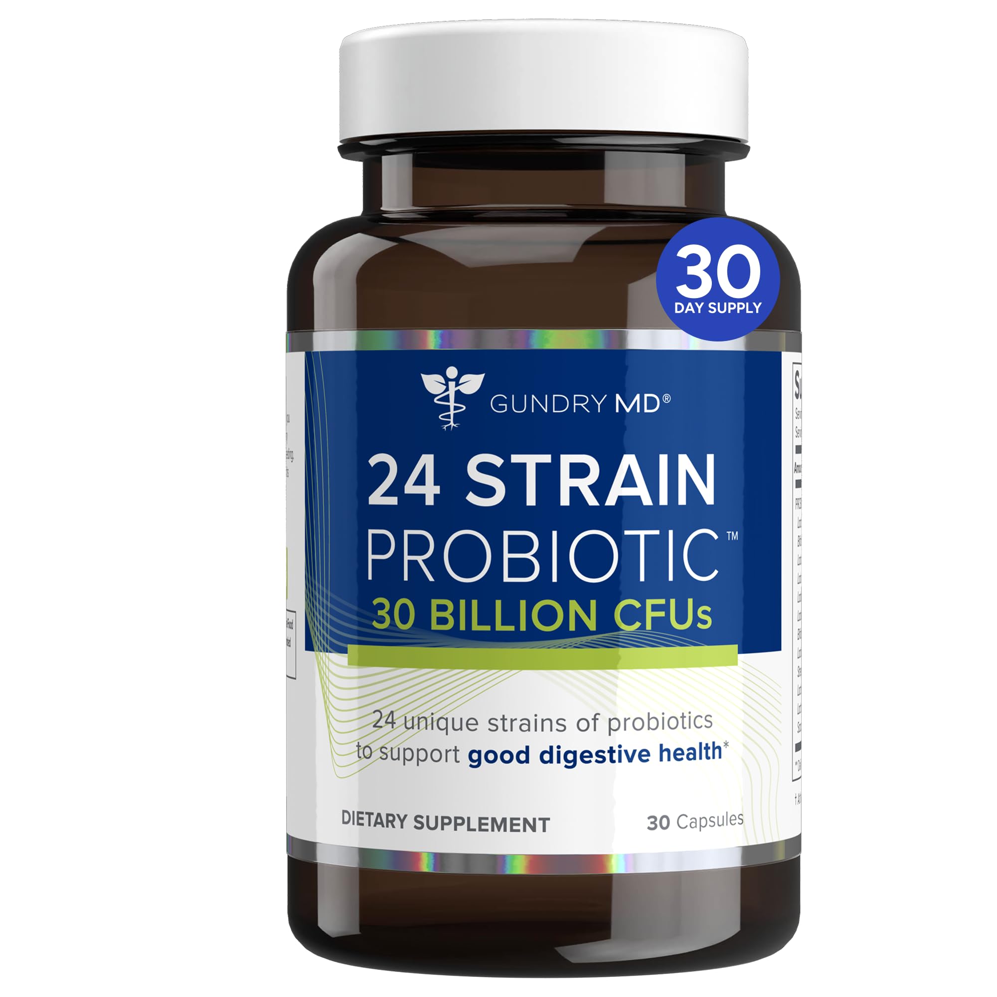 Amazon.com: Gundry MD® 24 Strain Probiotic, 30 Billion CFU, 30